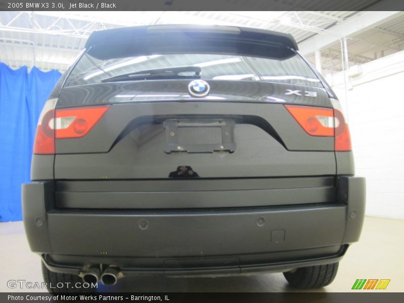 Jet Black / Black 2005 BMW X3 3.0i