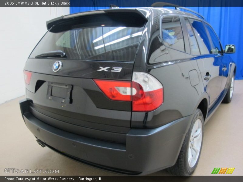 Jet Black / Black 2005 BMW X3 3.0i