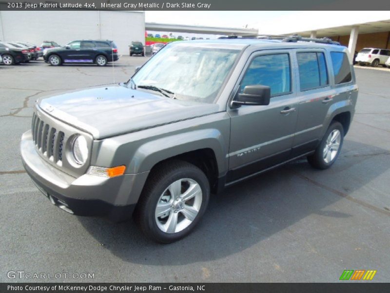 Mineral Gray Metallic / Dark Slate Gray 2013 Jeep Patriot Latitude 4x4