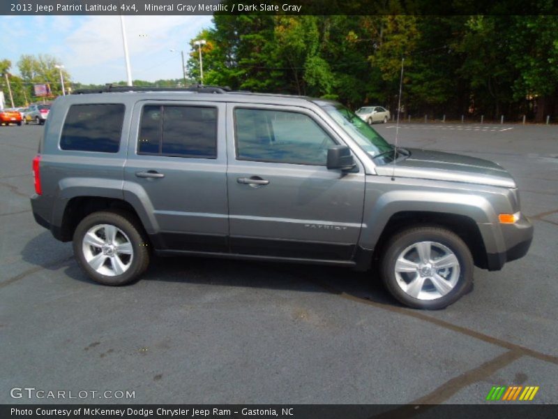 Mineral Gray Metallic / Dark Slate Gray 2013 Jeep Patriot Latitude 4x4