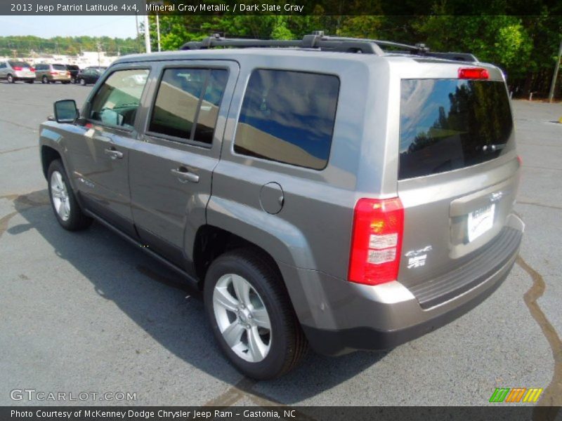 Mineral Gray Metallic / Dark Slate Gray 2013 Jeep Patriot Latitude 4x4