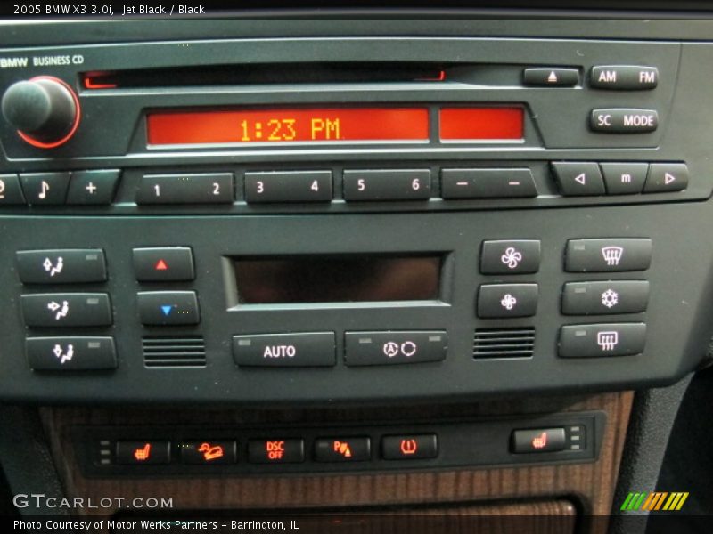Controls of 2005 X3 3.0i
