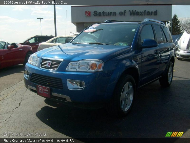 Pacific Blue / Gray 2006 Saturn VUE V6 AWD
