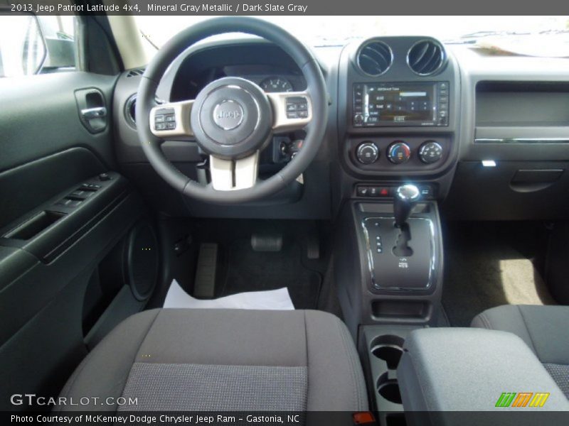 Mineral Gray Metallic / Dark Slate Gray 2013 Jeep Patriot Latitude 4x4