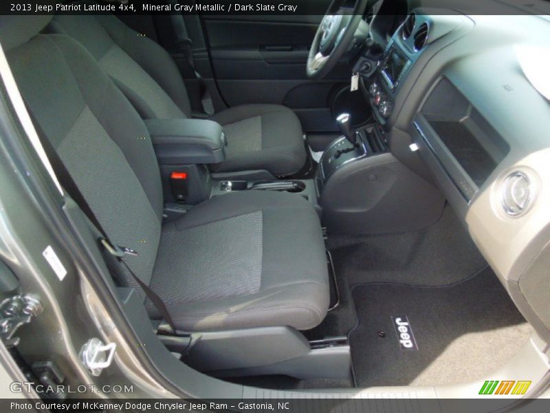 Mineral Gray Metallic / Dark Slate Gray 2013 Jeep Patriot Latitude 4x4