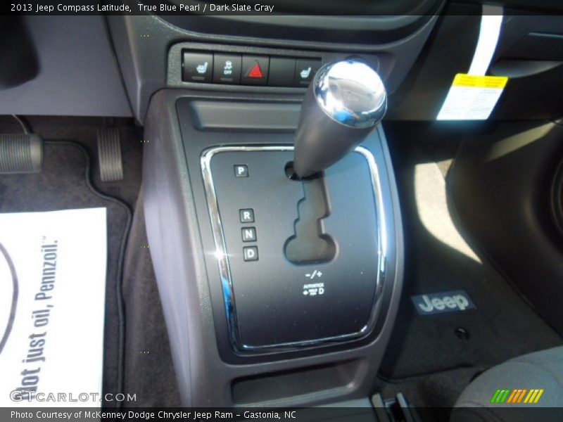 True Blue Pearl / Dark Slate Gray 2013 Jeep Compass Latitude