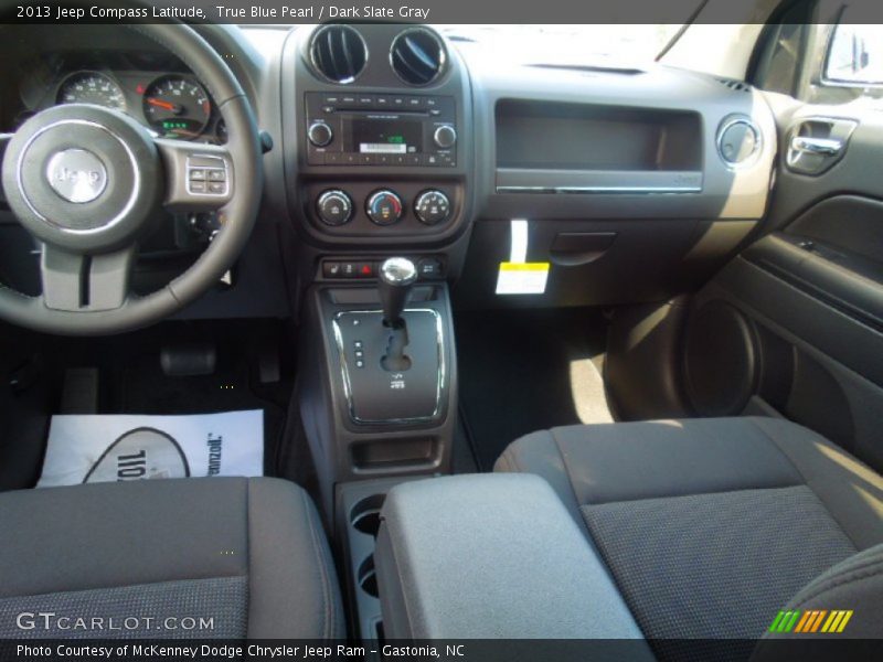 True Blue Pearl / Dark Slate Gray 2013 Jeep Compass Latitude