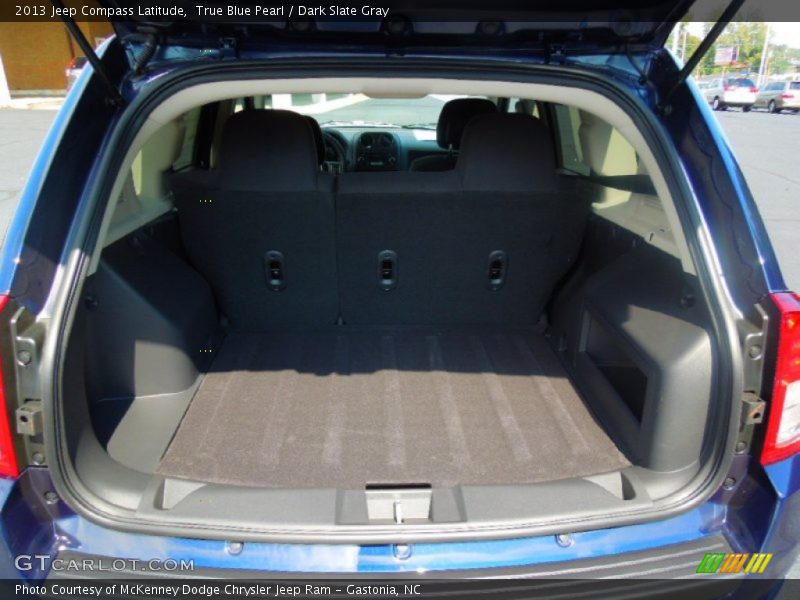 True Blue Pearl / Dark Slate Gray 2013 Jeep Compass Latitude