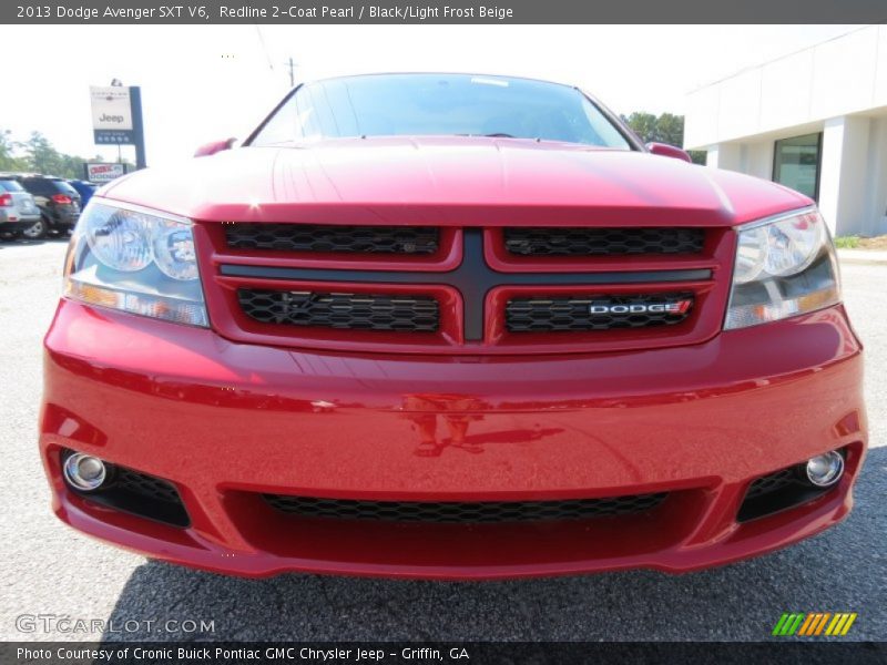 Redline 2-Coat Pearl / Black/Light Frost Beige 2013 Dodge Avenger SXT V6