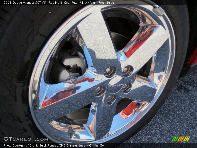 Redline 2-Coat Pearl / Black/Light Frost Beige 2013 Dodge Avenger SXT V6