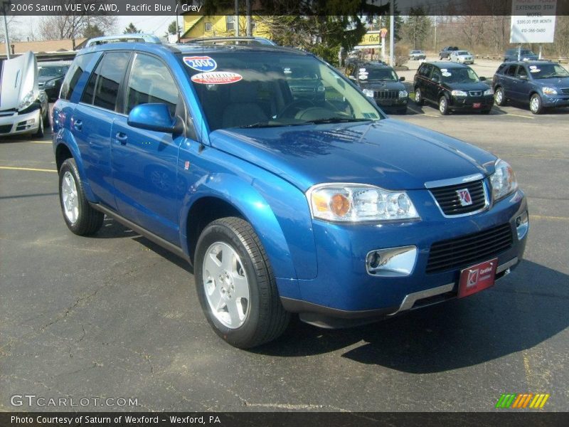 Pacific Blue / Gray 2006 Saturn VUE V6 AWD