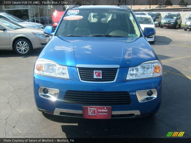 Pacific Blue / Gray 2006 Saturn VUE V6 AWD