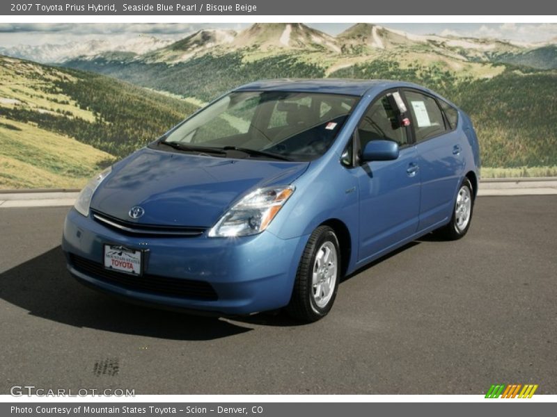 Seaside Blue Pearl / Bisque Beige 2007 Toyota Prius Hybrid
