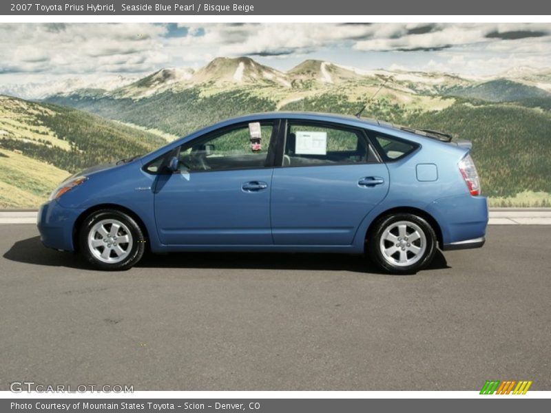 Seaside Blue Pearl / Bisque Beige 2007 Toyota Prius Hybrid