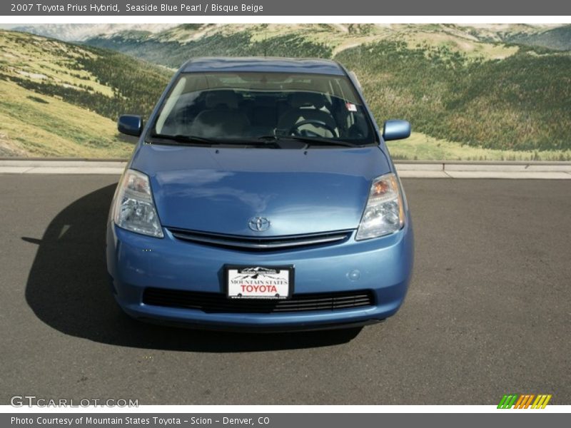 Seaside Blue Pearl / Bisque Beige 2007 Toyota Prius Hybrid
