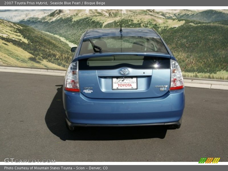 Seaside Blue Pearl / Bisque Beige 2007 Toyota Prius Hybrid