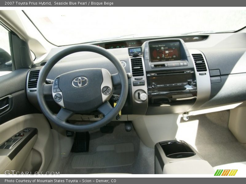 Seaside Blue Pearl / Bisque Beige 2007 Toyota Prius Hybrid