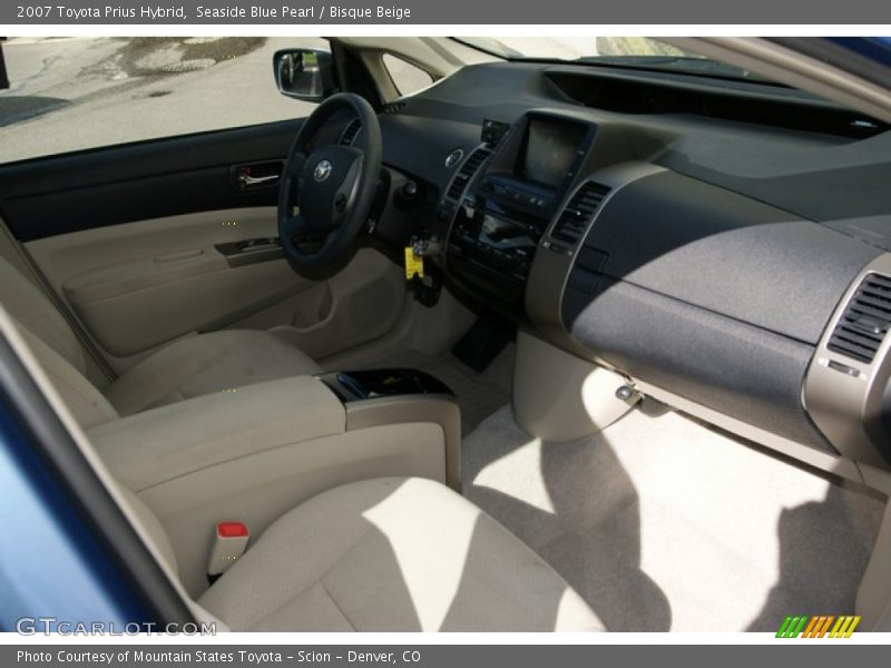 Seaside Blue Pearl / Bisque Beige 2007 Toyota Prius Hybrid