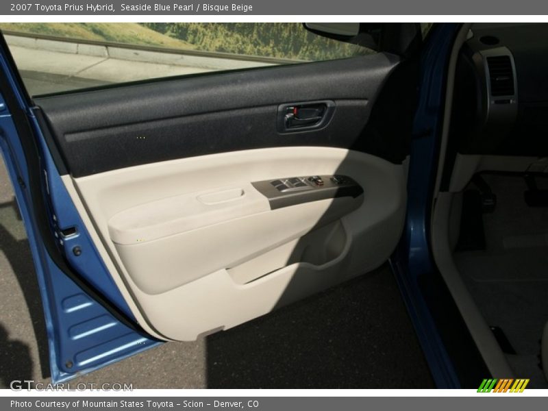 Seaside Blue Pearl / Bisque Beige 2007 Toyota Prius Hybrid