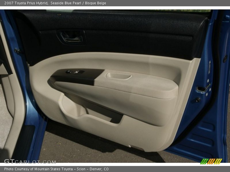 Seaside Blue Pearl / Bisque Beige 2007 Toyota Prius Hybrid