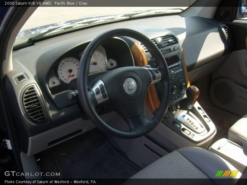 Pacific Blue / Gray 2006 Saturn VUE V6 AWD