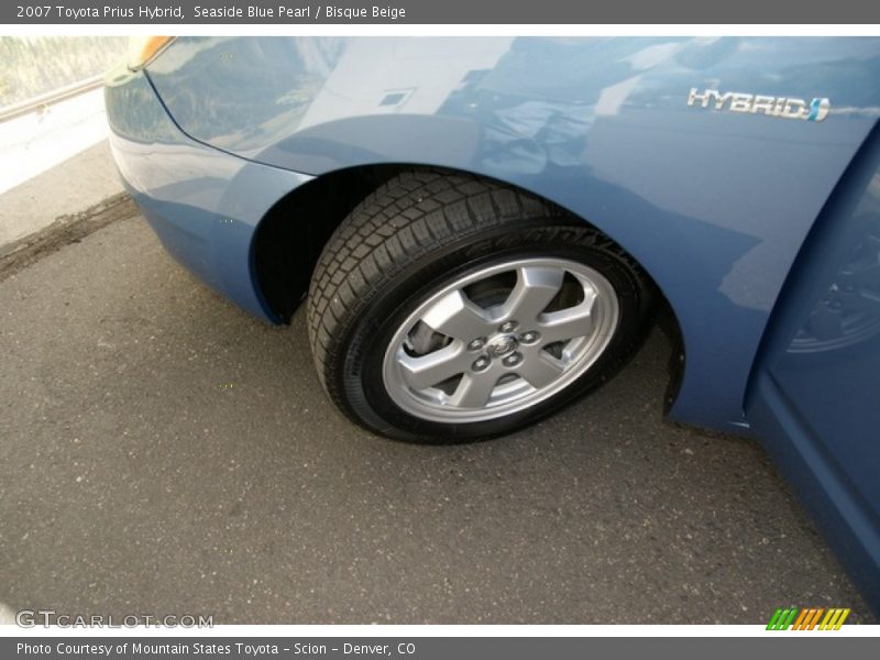 Seaside Blue Pearl / Bisque Beige 2007 Toyota Prius Hybrid