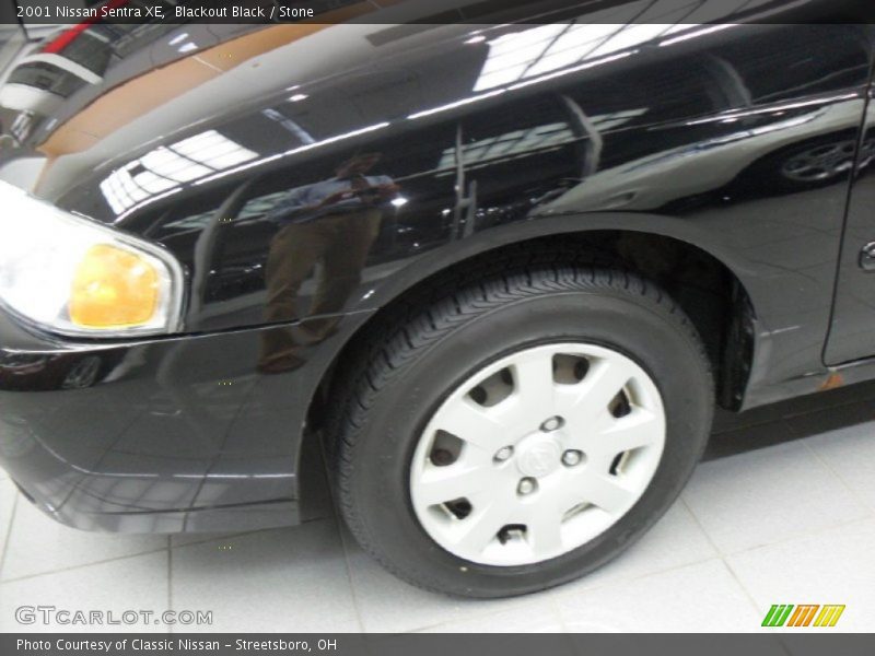 Blackout Black / Stone 2001 Nissan Sentra XE