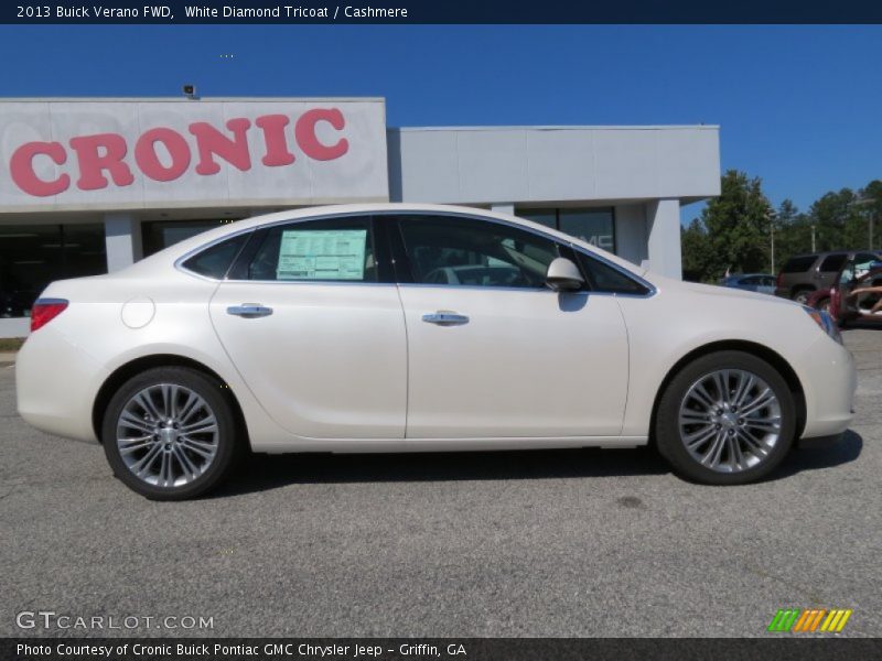 White Diamond Tricoat / Cashmere 2013 Buick Verano FWD