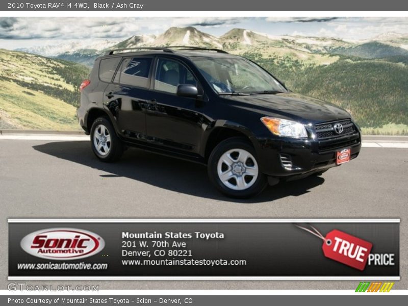 Black / Ash Gray 2010 Toyota RAV4 I4 4WD