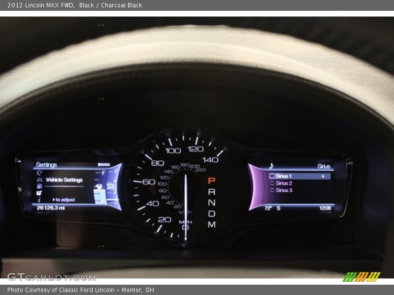 Black / Charcoal Black 2012 Lincoln MKX FWD