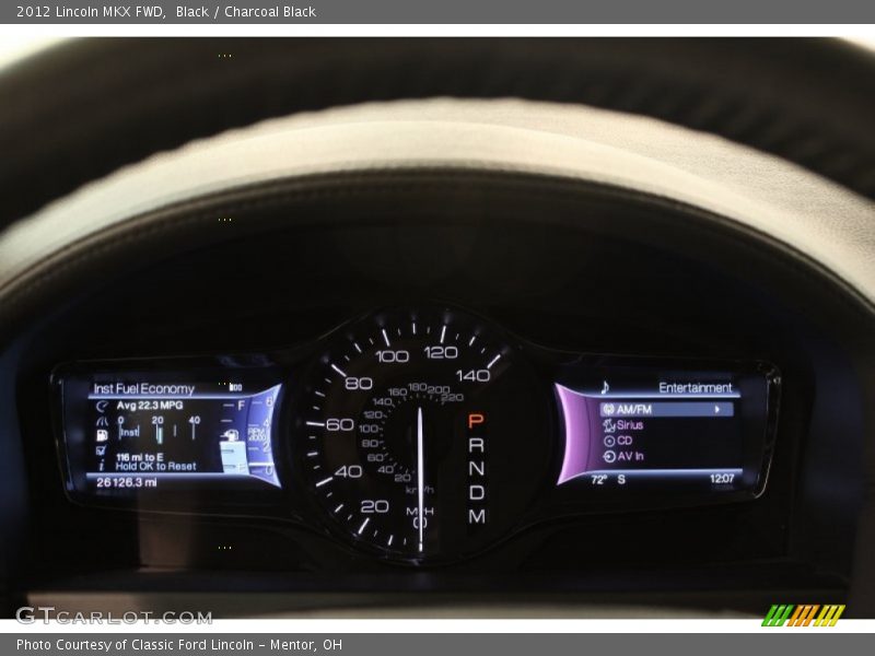 Black / Charcoal Black 2012 Lincoln MKX FWD