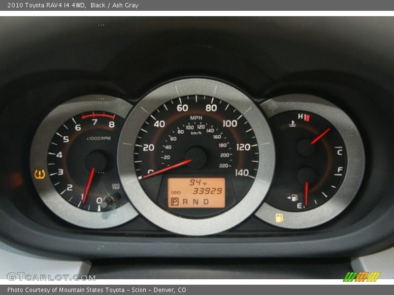 Black / Ash Gray 2010 Toyota RAV4 I4 4WD