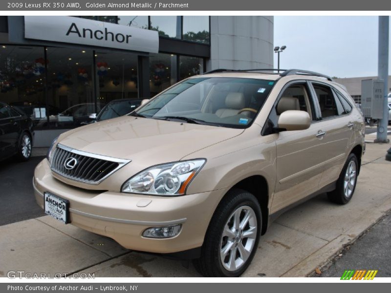 Golden Almond Metallic / Parchment 2009 Lexus RX 350 AWD