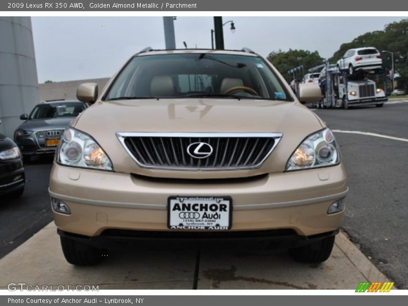 Golden Almond Metallic / Parchment 2009 Lexus RX 350 AWD