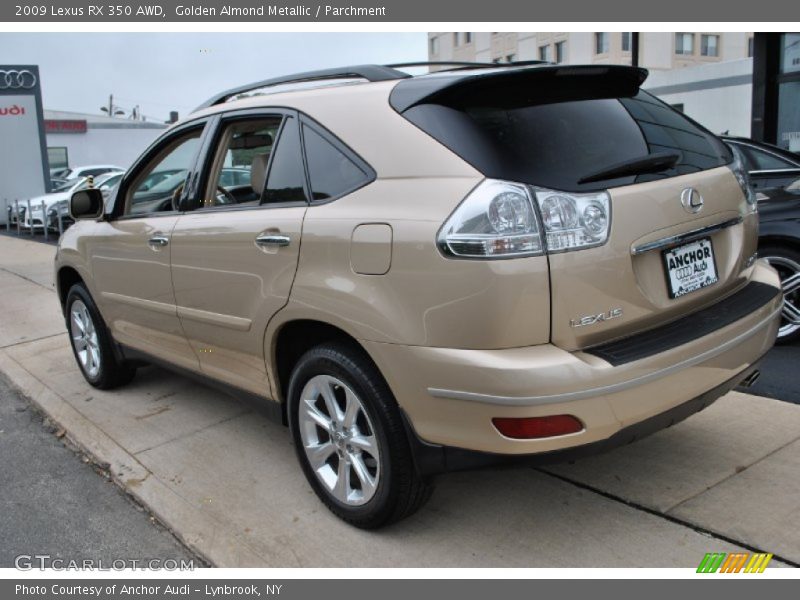Golden Almond Metallic / Parchment 2009 Lexus RX 350 AWD