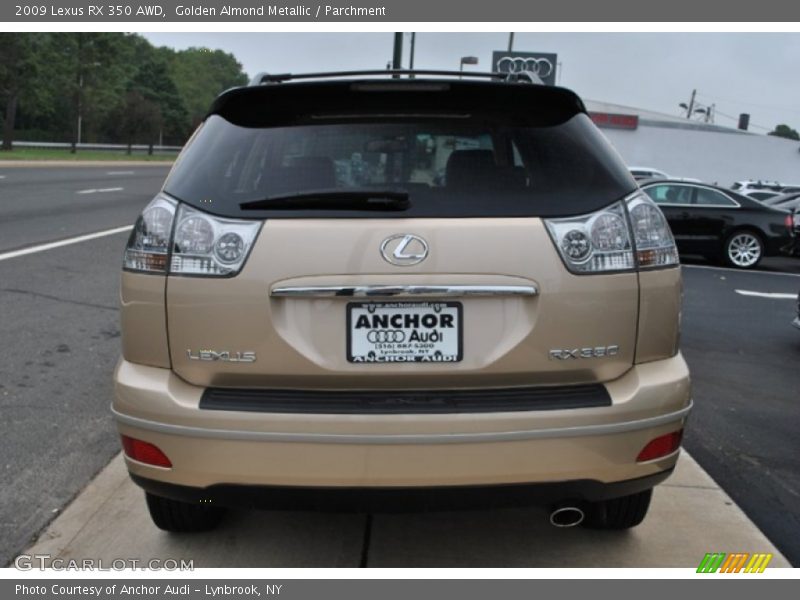 Golden Almond Metallic / Parchment 2009 Lexus RX 350 AWD
