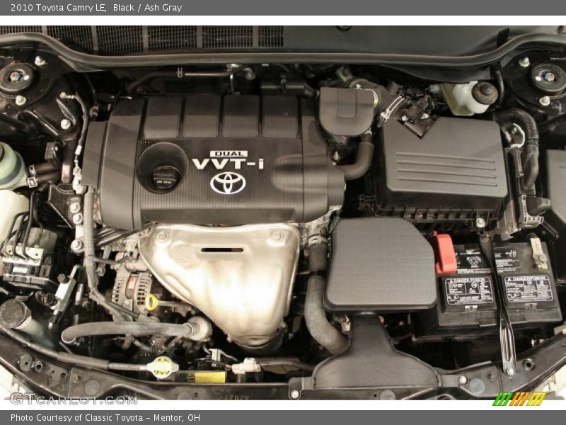 Black / Ash Gray 2010 Toyota Camry LE