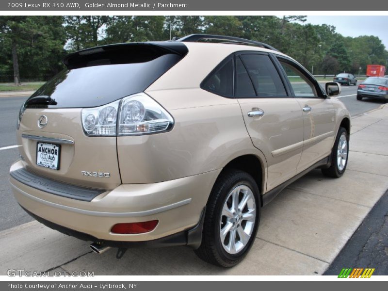Golden Almond Metallic / Parchment 2009 Lexus RX 350 AWD