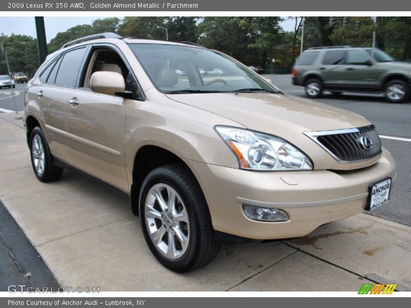 Golden Almond Metallic / Parchment 2009 Lexus RX 350 AWD