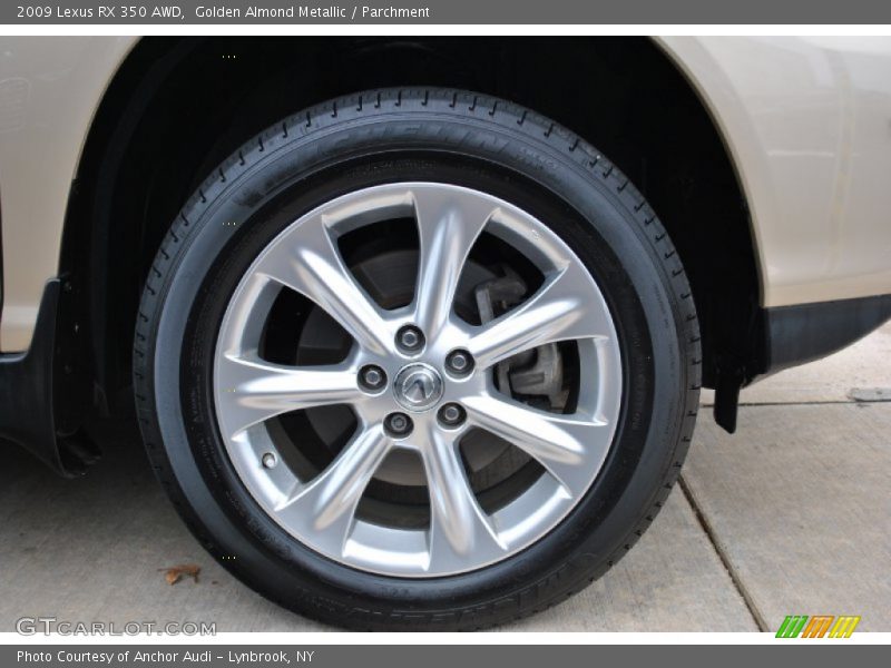 Golden Almond Metallic / Parchment 2009 Lexus RX 350 AWD
