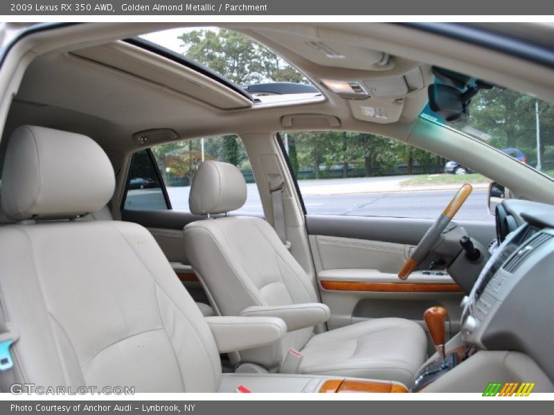 Golden Almond Metallic / Parchment 2009 Lexus RX 350 AWD