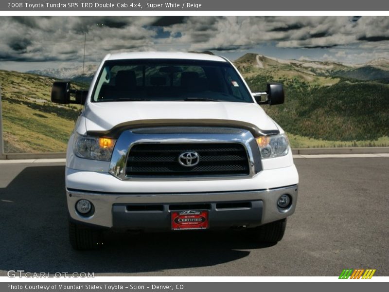 Super White / Beige 2008 Toyota Tundra SR5 TRD Double Cab 4x4