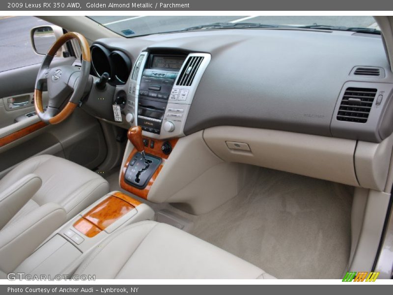 Golden Almond Metallic / Parchment 2009 Lexus RX 350 AWD