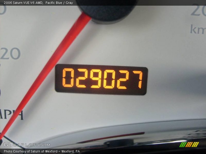 Pacific Blue / Gray 2006 Saturn VUE V6 AWD
