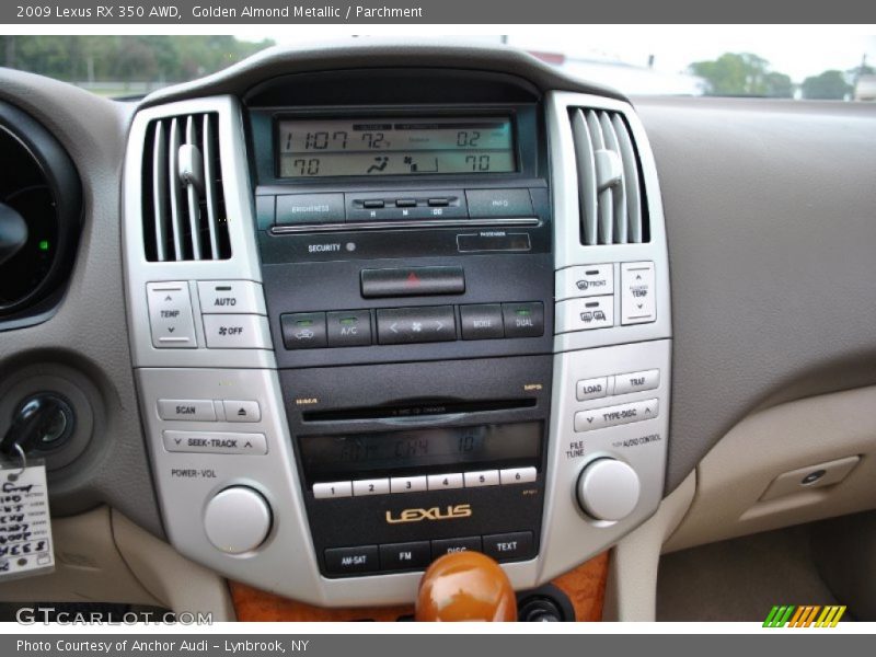 Golden Almond Metallic / Parchment 2009 Lexus RX 350 AWD