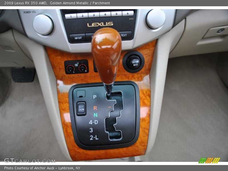 Golden Almond Metallic / Parchment 2009 Lexus RX 350 AWD