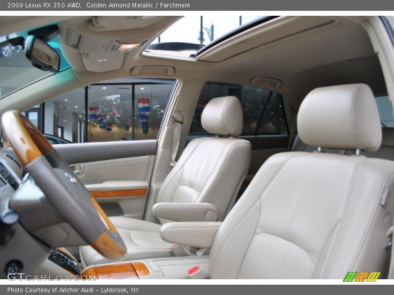 Golden Almond Metallic / Parchment 2009 Lexus RX 350 AWD