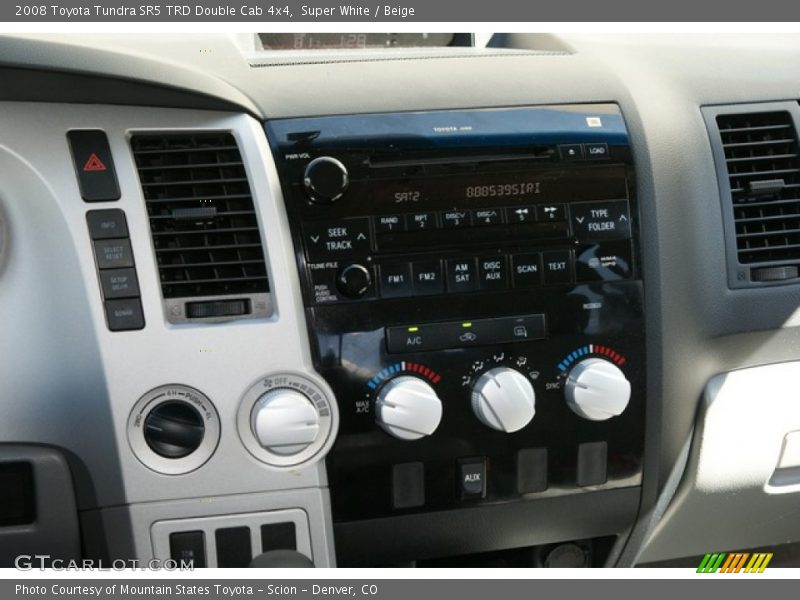 Super White / Beige 2008 Toyota Tundra SR5 TRD Double Cab 4x4