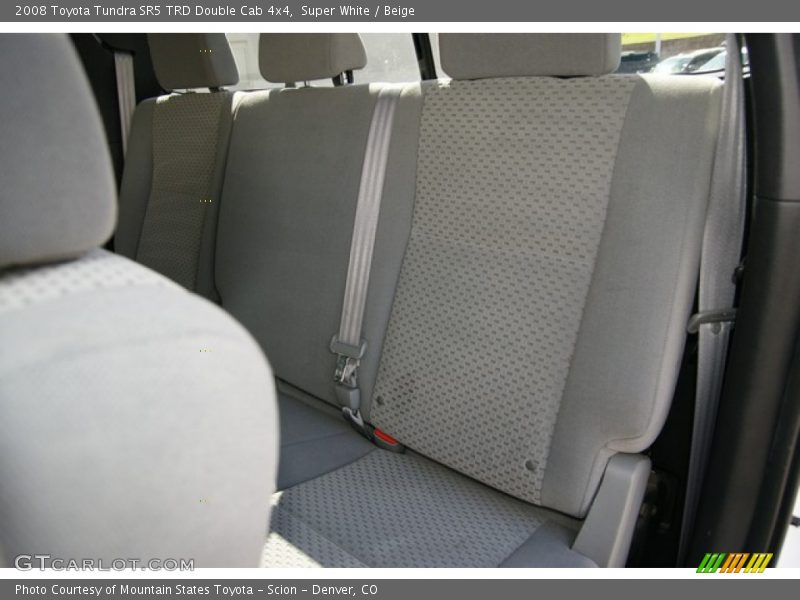 Super White / Beige 2008 Toyota Tundra SR5 TRD Double Cab 4x4