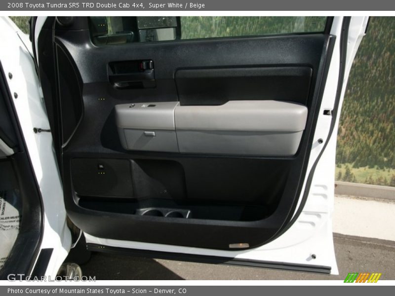 Super White / Beige 2008 Toyota Tundra SR5 TRD Double Cab 4x4